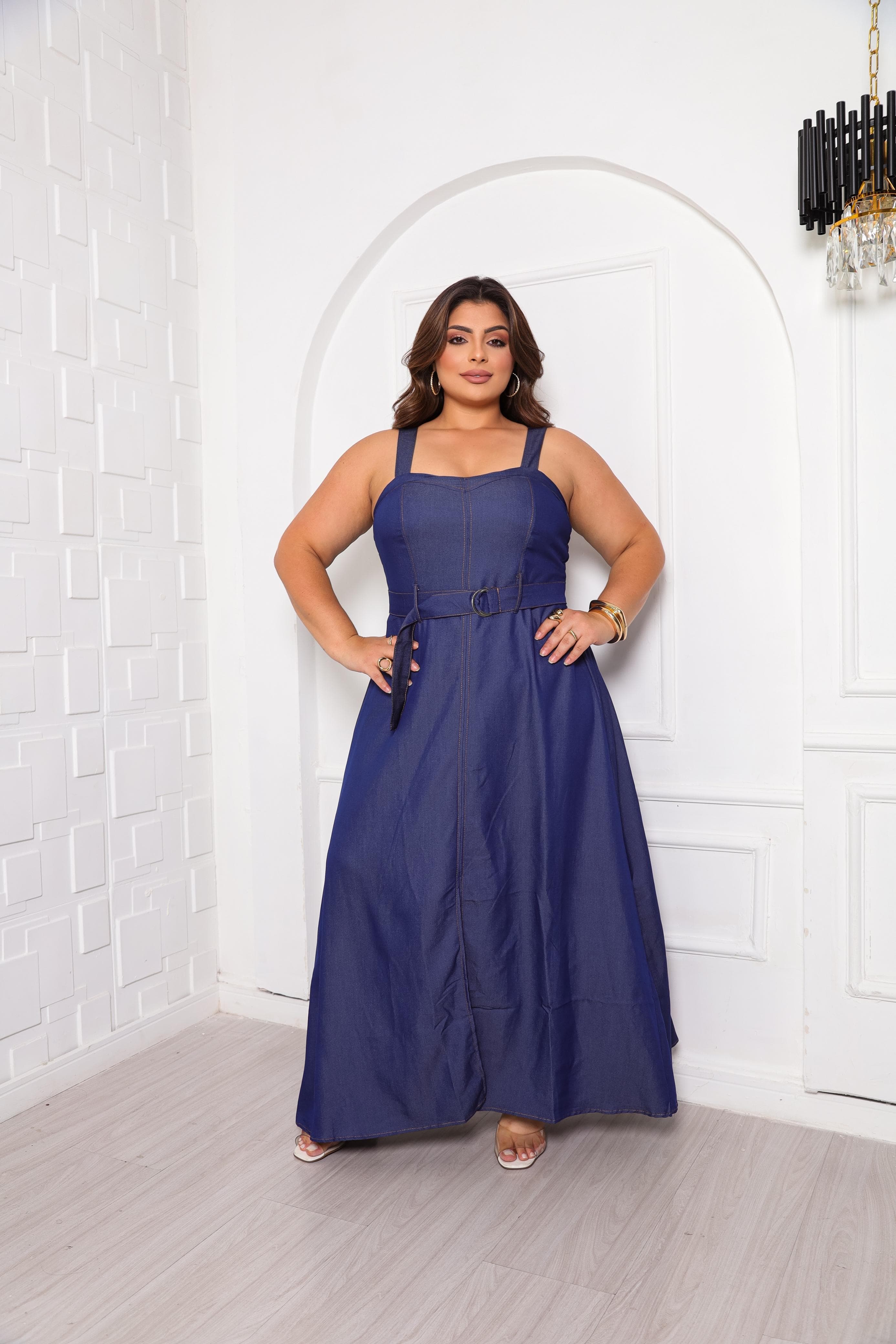 Vestido Warmy M ao G3 chambray