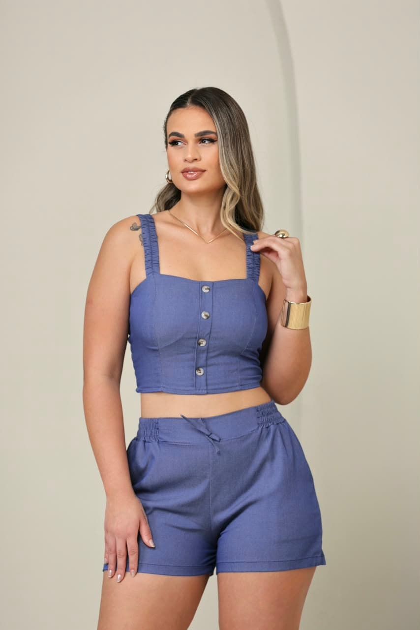 Shorts linda M,G,GG chambray