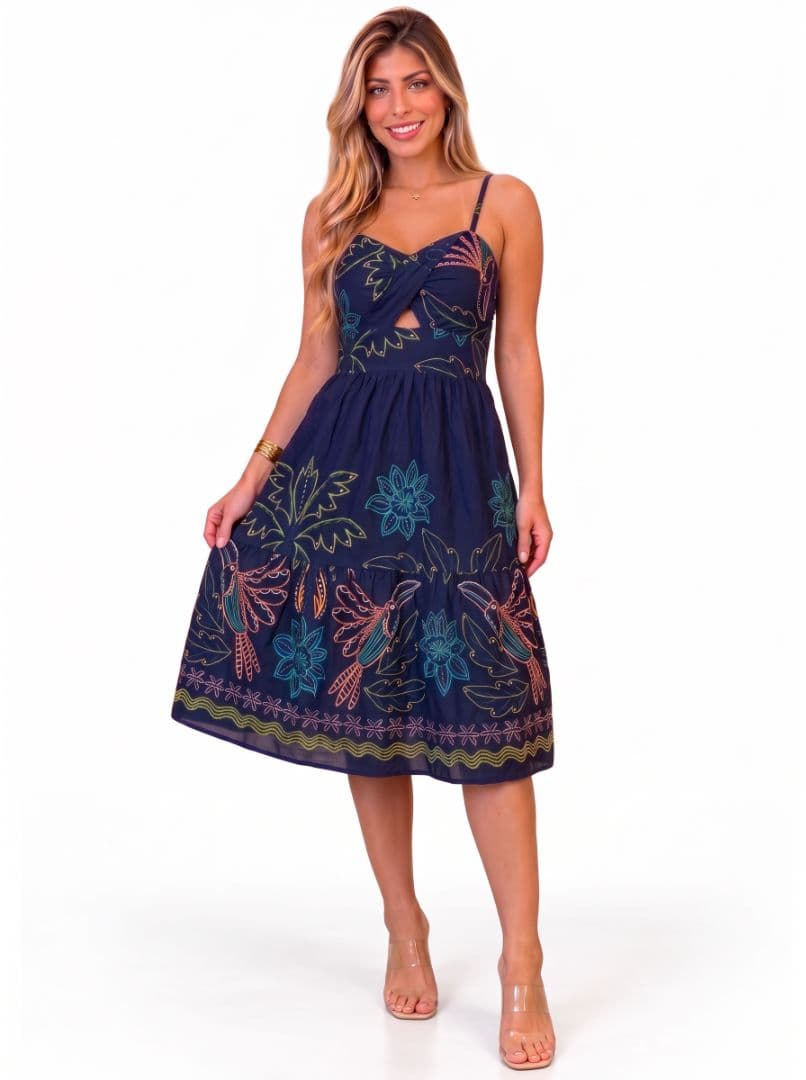 Vestido vitória curto viscolinho