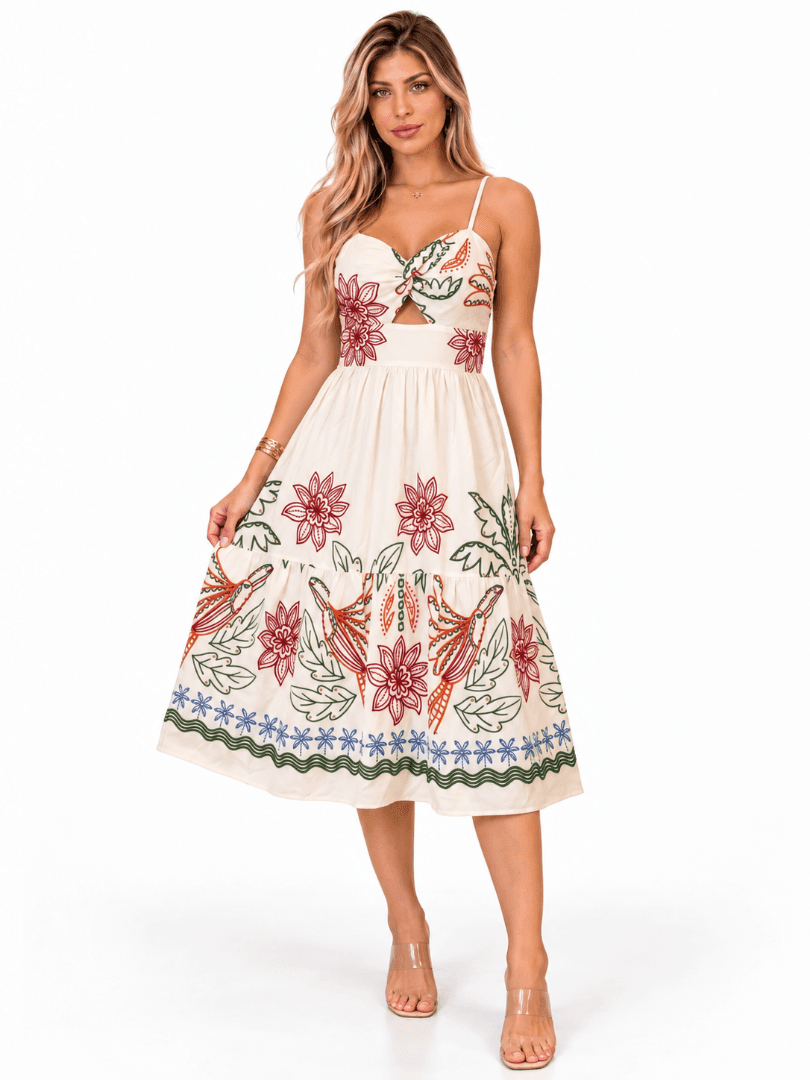Vestido vitória curto viscolinho