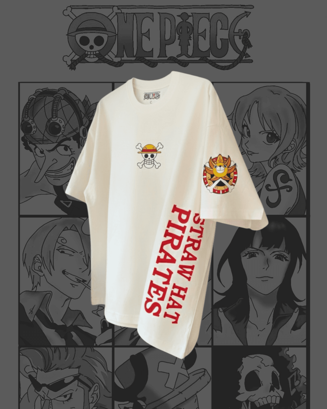 Oversize One Piece Nakamas (B) — M