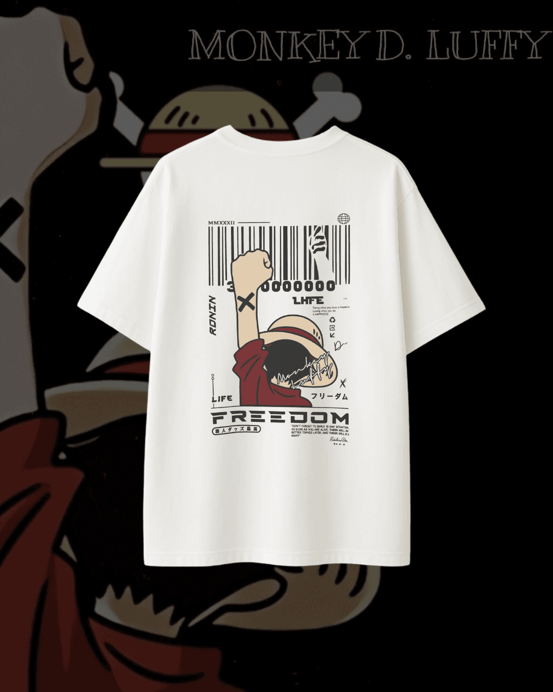 Oversize Luffy Freedom (B) — M