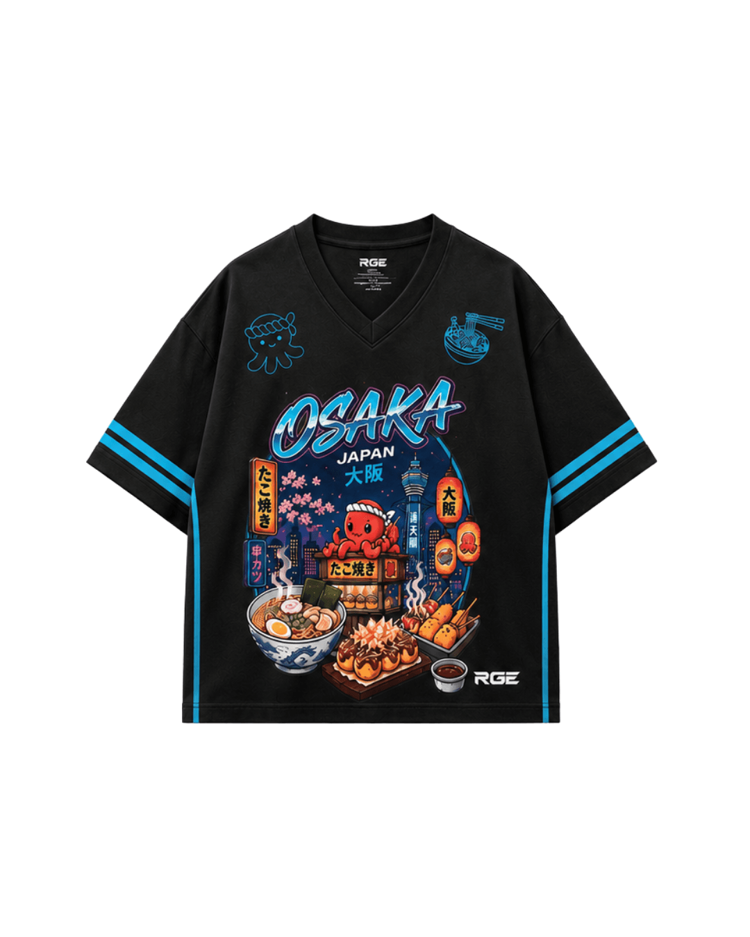Camiseta boxy Osaka — S