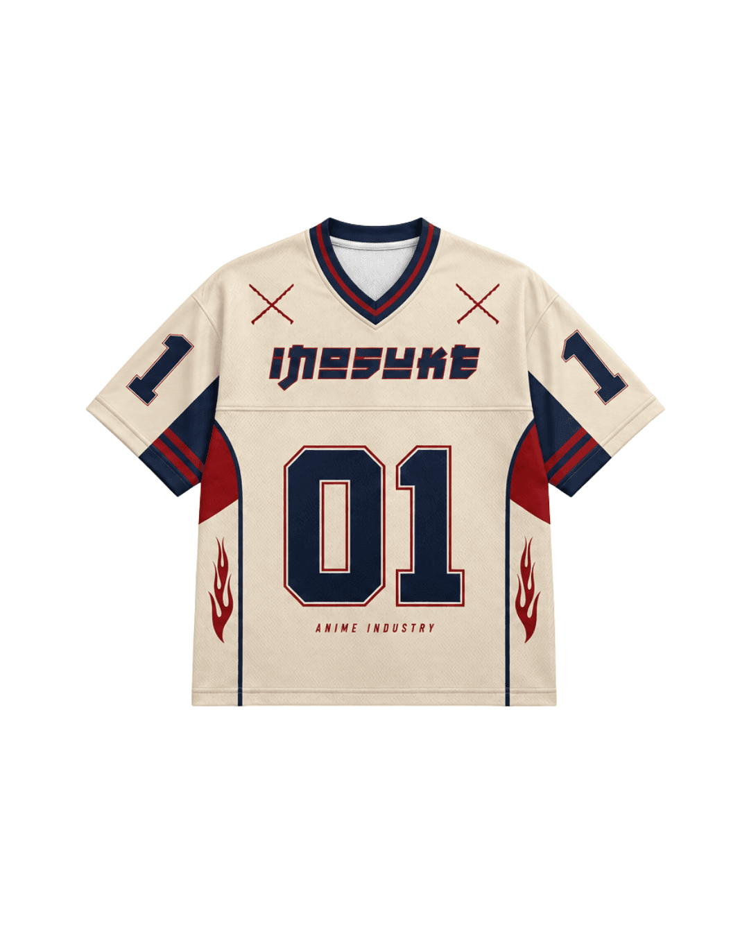 Camiseta boxy Inosuke — S