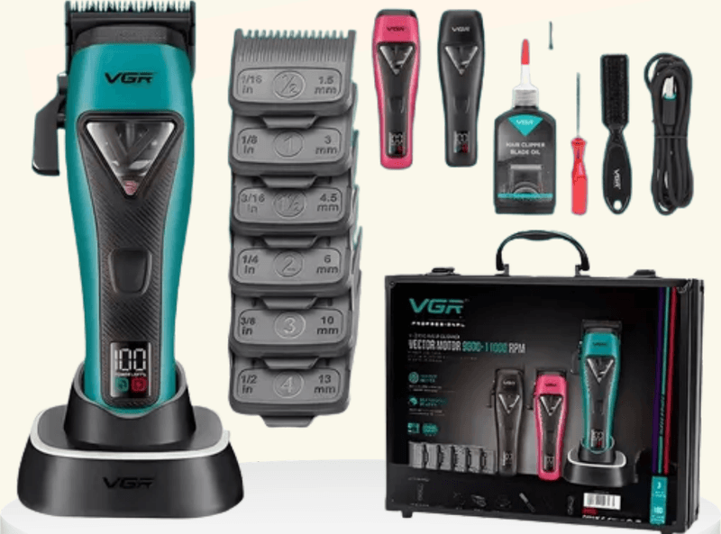 VGR V-035 C Professional Hair Clipper Set — default