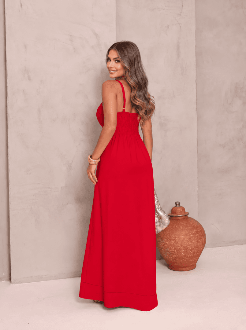 VESTIDO SENSORIAL — VERMELHO - GG