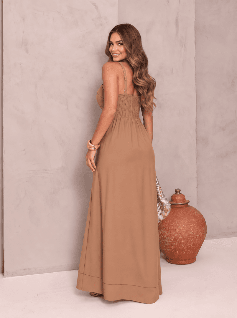VESTIDO SENSORIAL — ROSA-QUEIMADO - GG