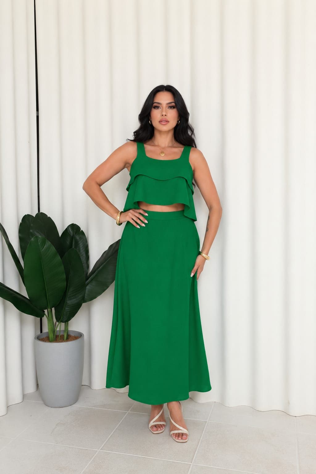 Conjunto Lora — VERDE BANDEIRA - M