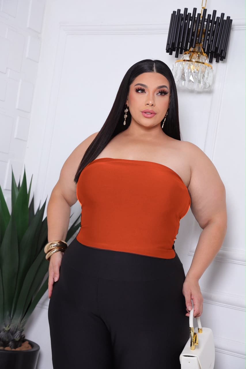 Top Luiza — terra cota / G1