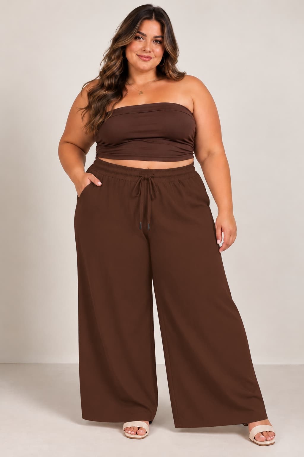 pantalona duna — marrom liso / G3