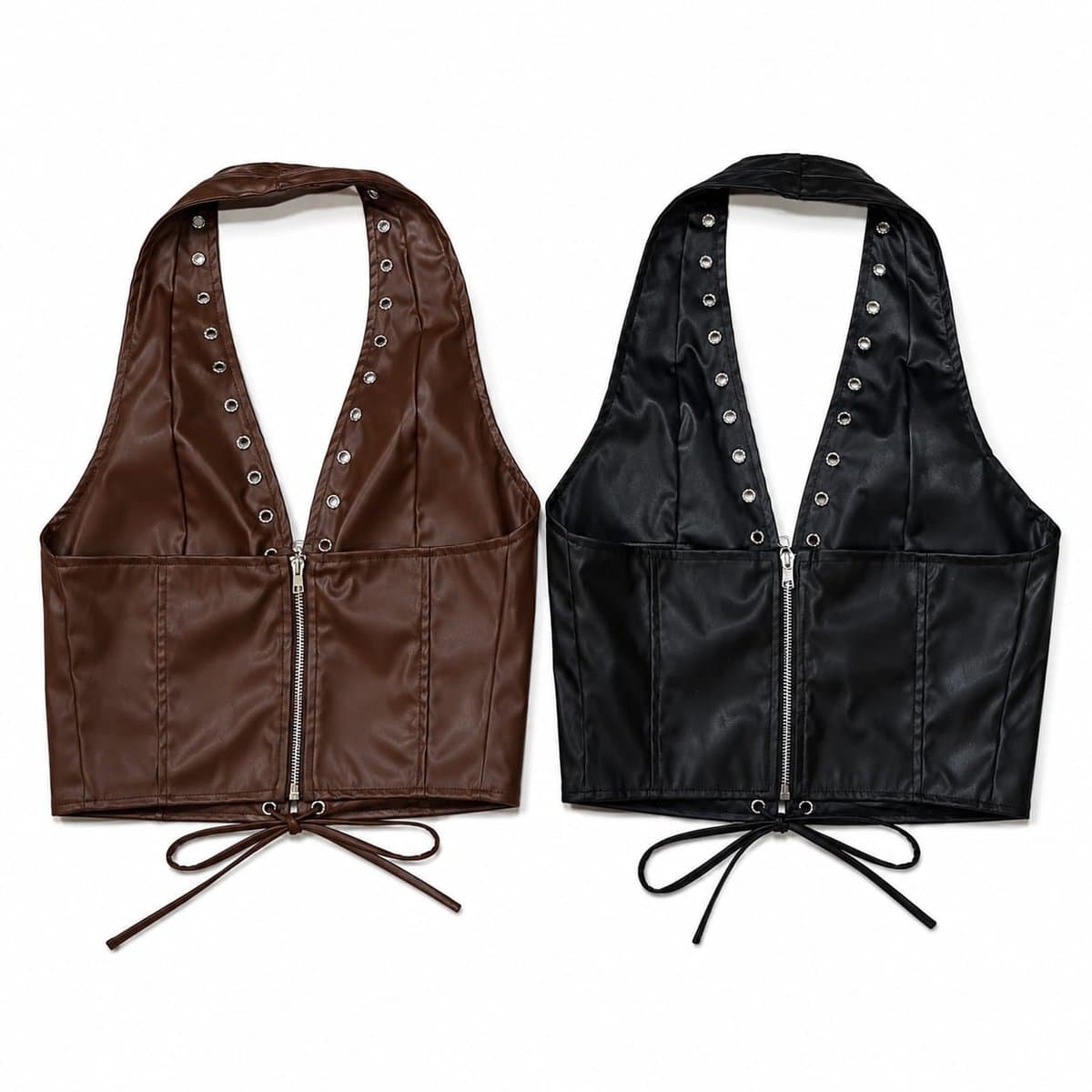 Cropped Celina de Couro