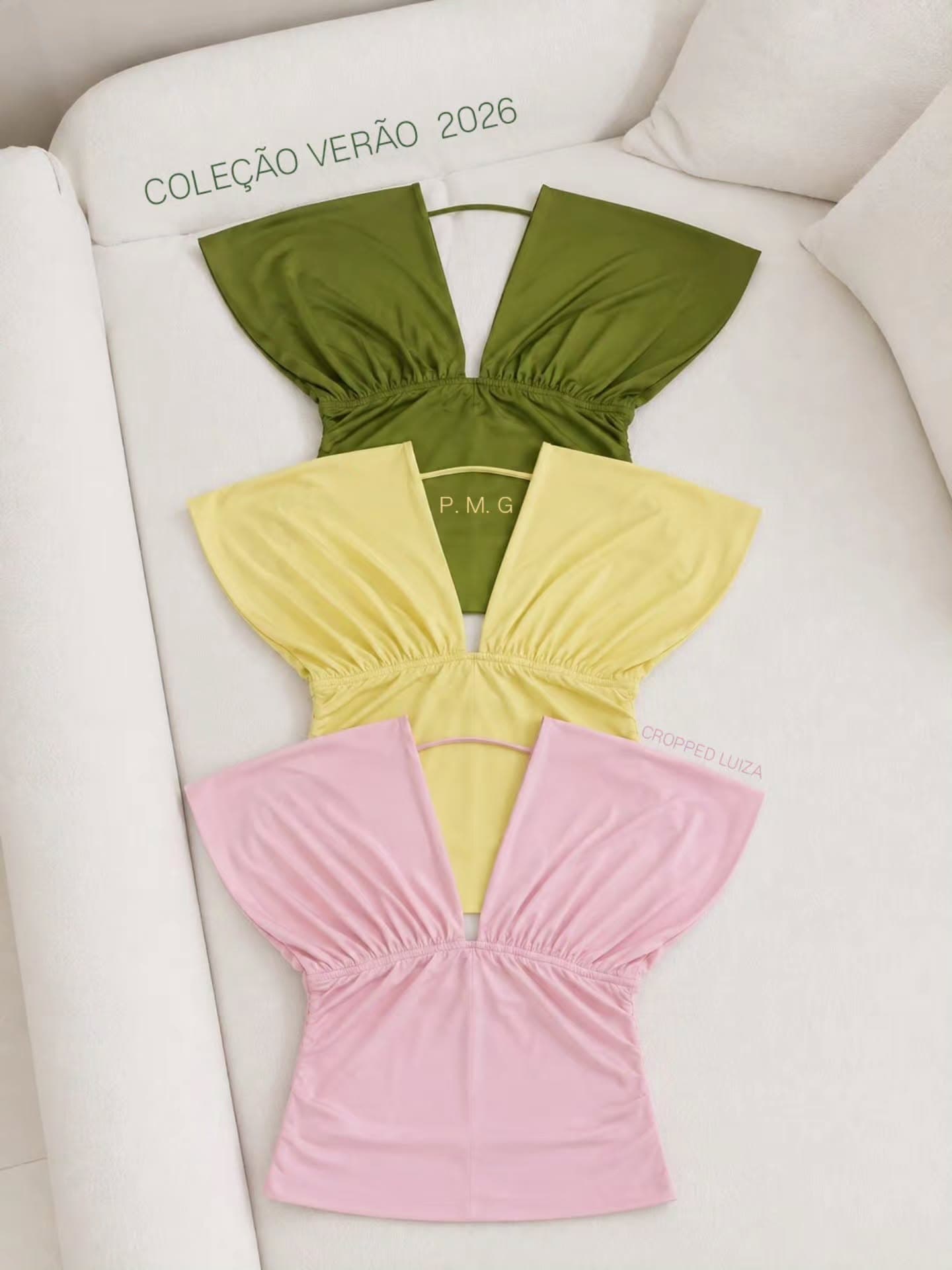 Cropped Luiza — Cropped Luiza - Amarelo / P