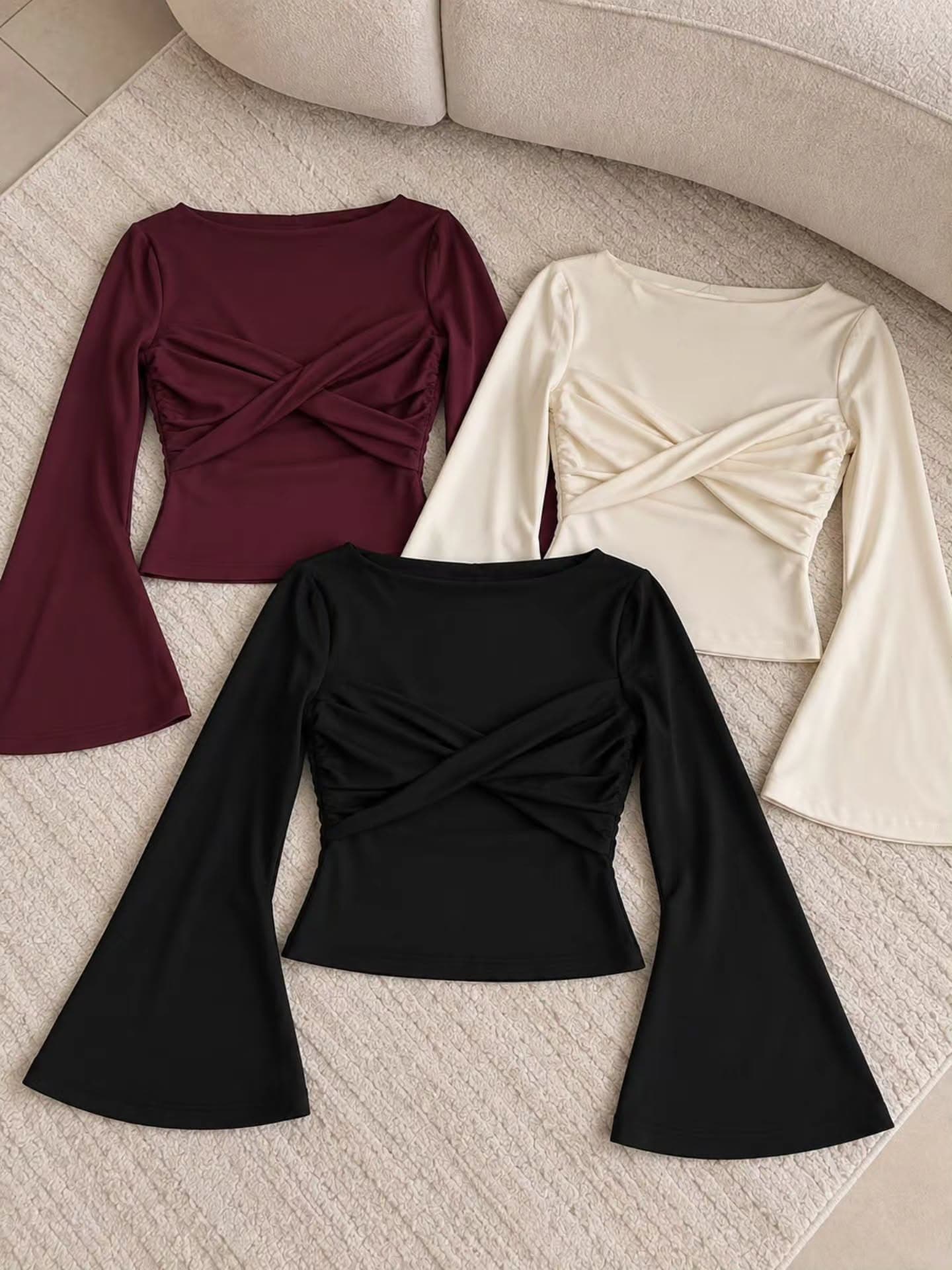 Cropped Manga Flare — Cropped Manga Flare - Preto / P