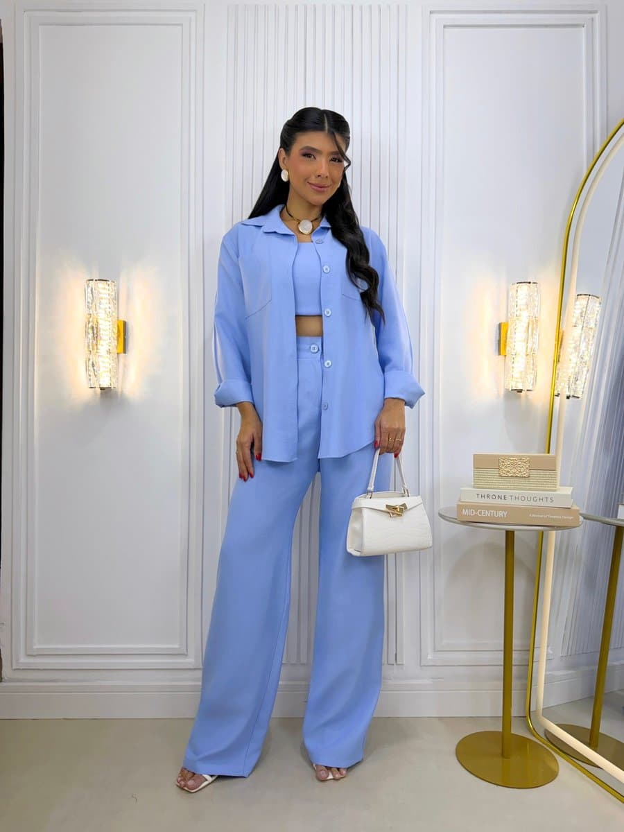 Conjunto Helena — Conjunto Helena - Azul / G