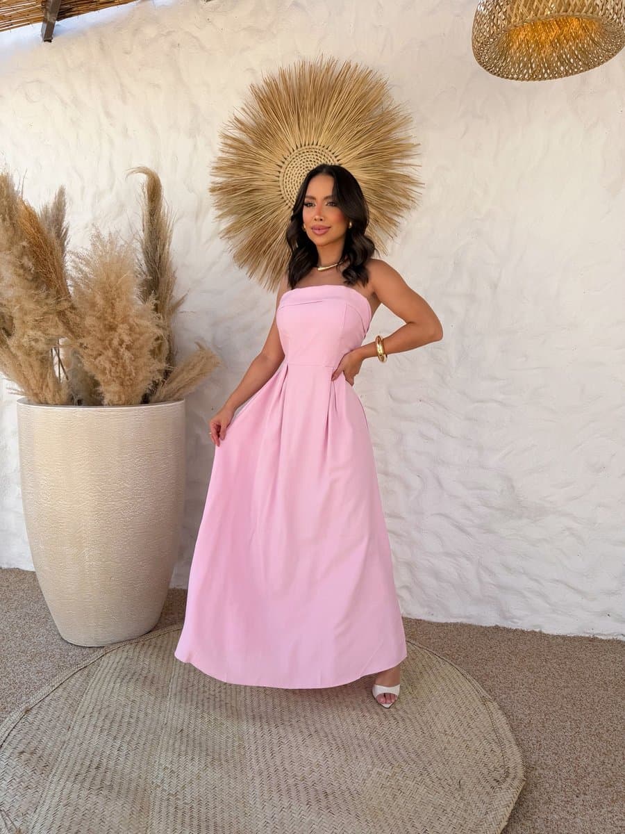 Vestido Lídia — Vestido Lídia - Rosa