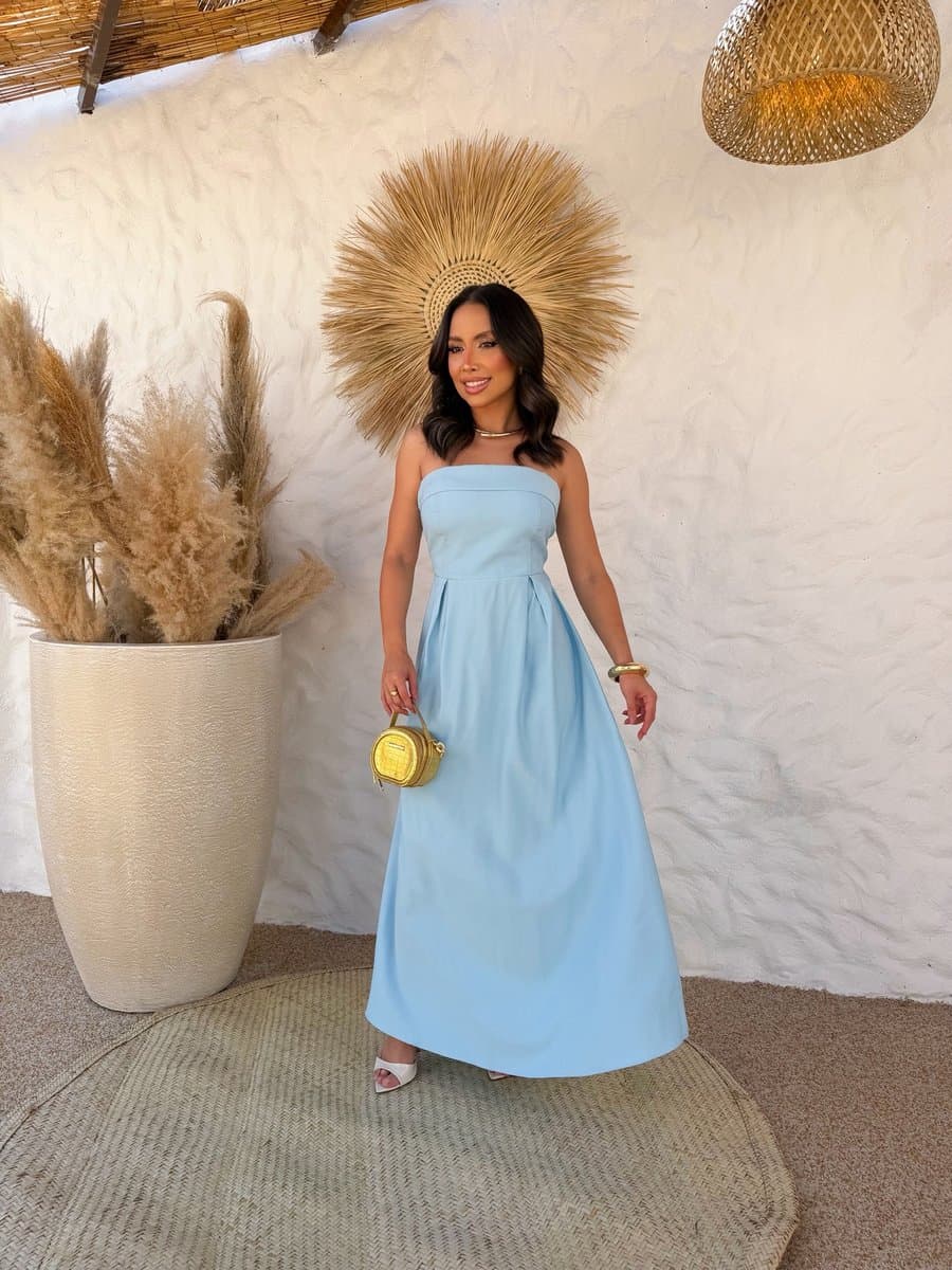 Vestido Lídia — Vestido Lídia - Azul