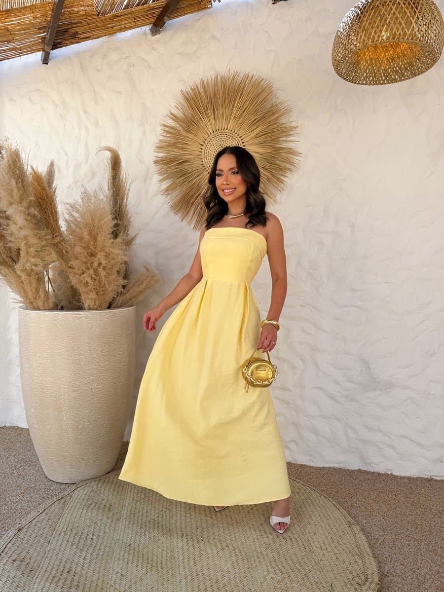Vestido Lídia — Vestido Lídia - Amarelo