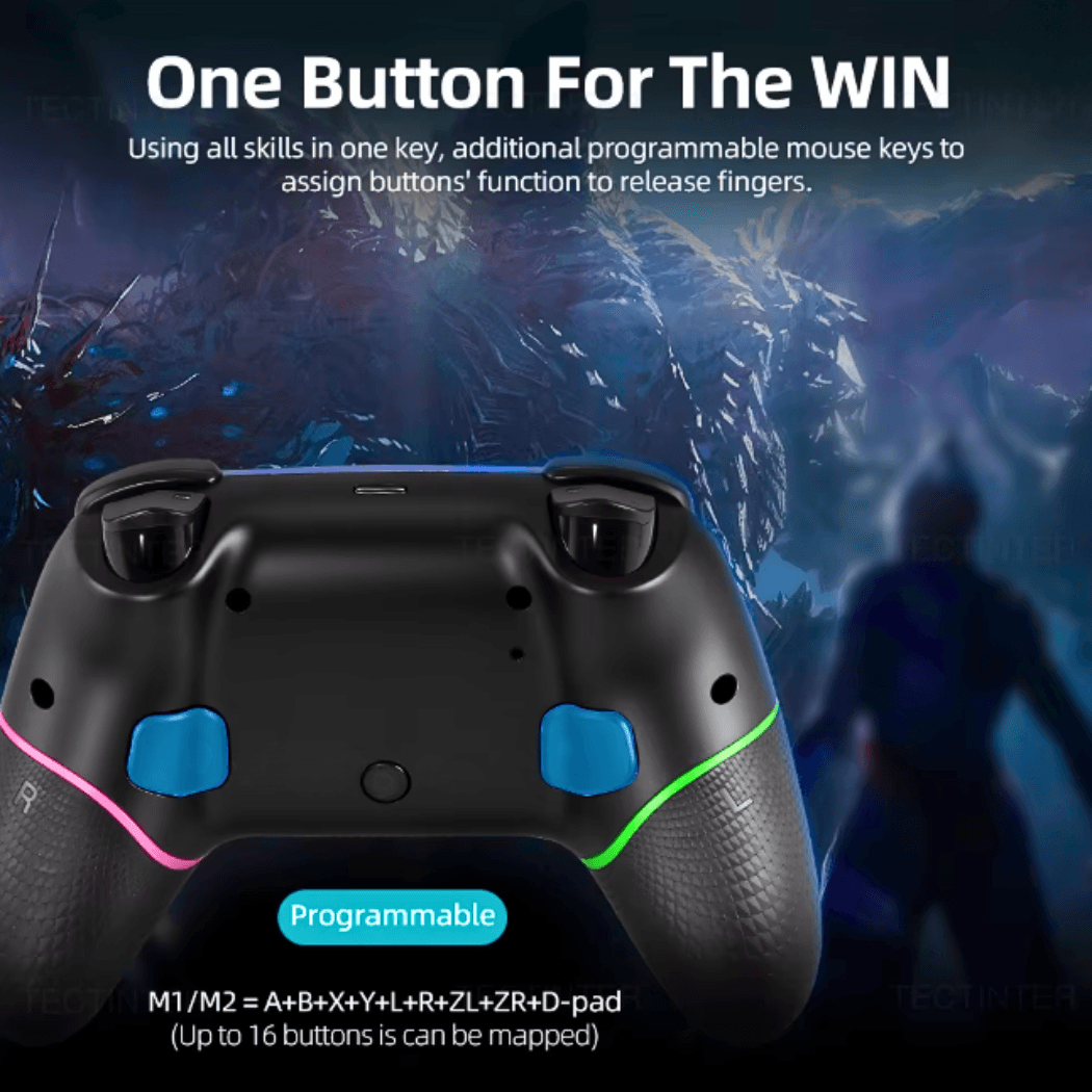 Controle Gamer Sem Fio Compatível Switch Oled ControleX9