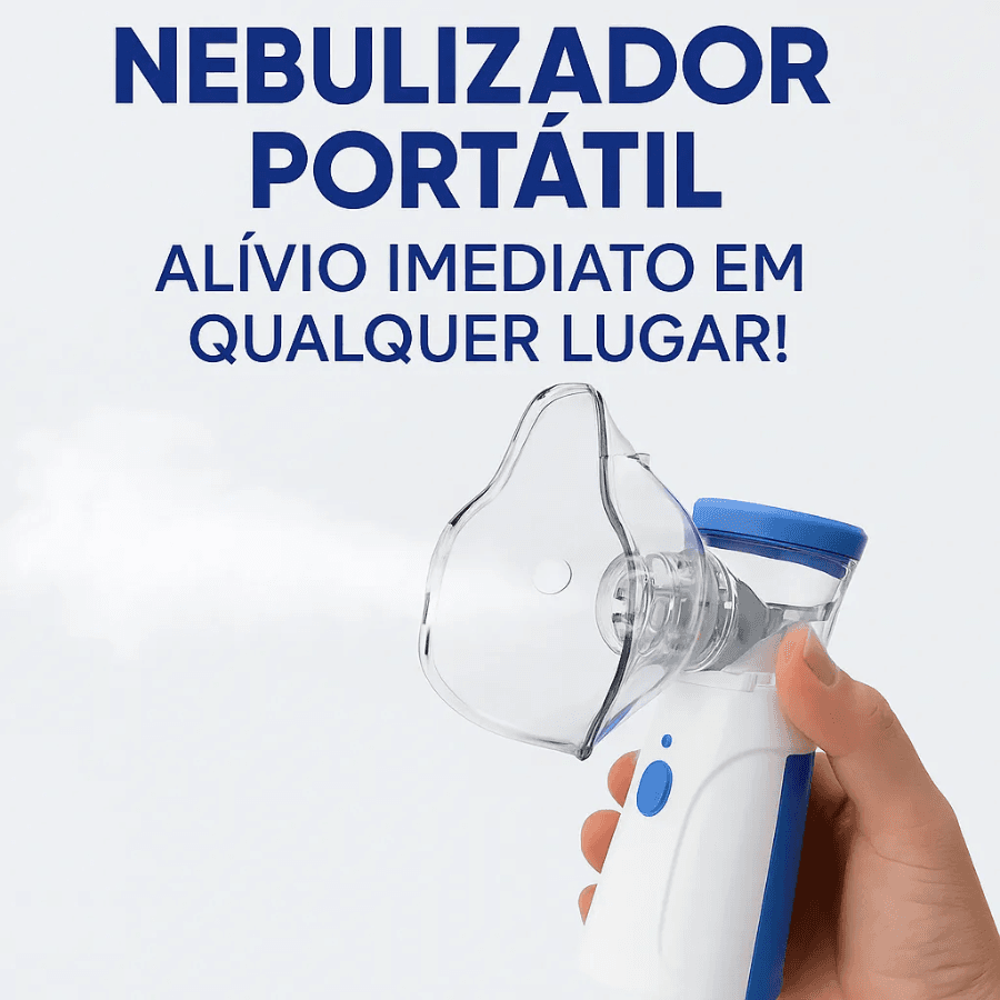 Inalador Portátil Nebulizador Ultrassônico Adulto JSL-W302