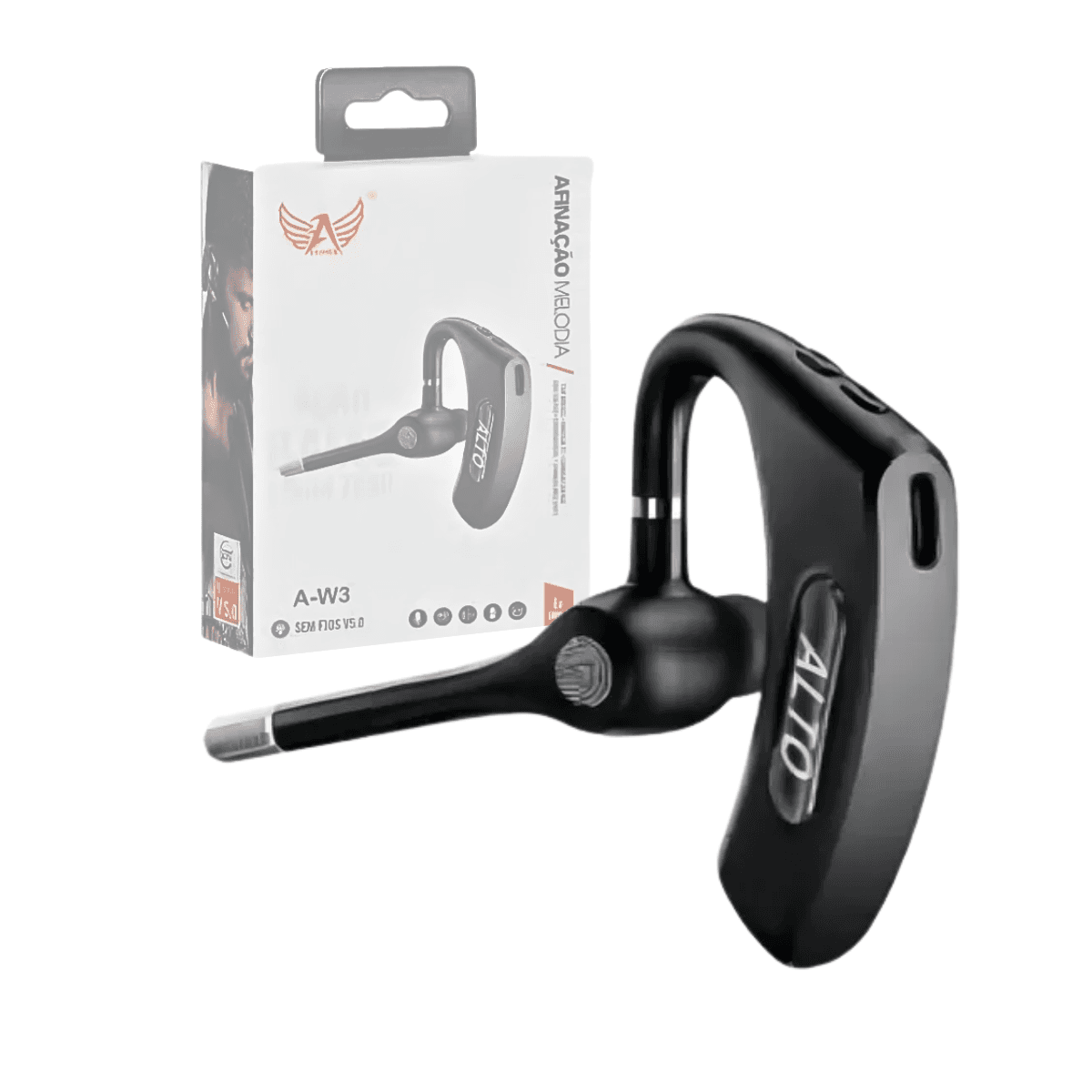 Fone Ouvido Bluetooth Bidirecional Microfone A-W3 — default