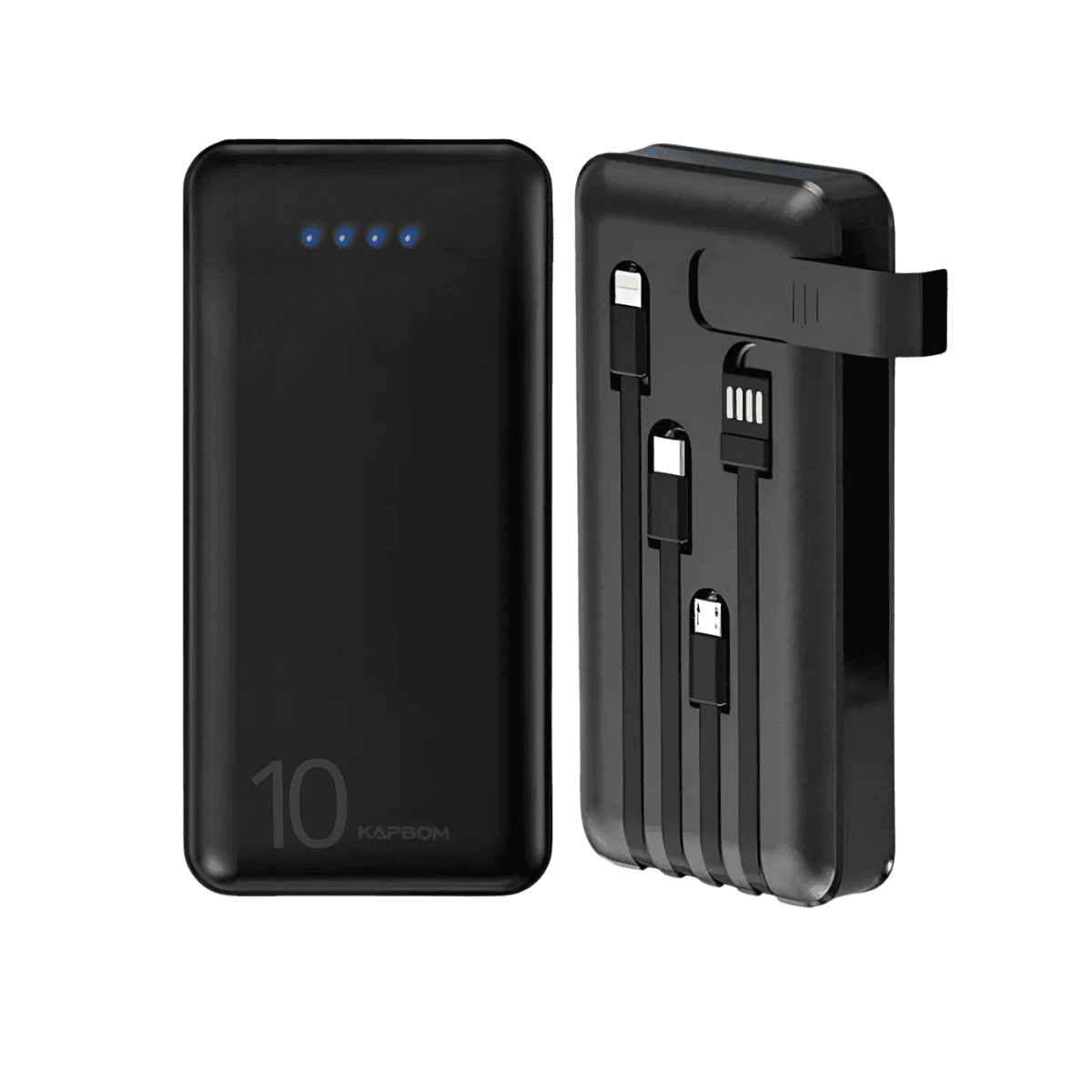 Carregador Portátil Power Bank 10000mAh 04 Saídas USB KA-966 — Preto