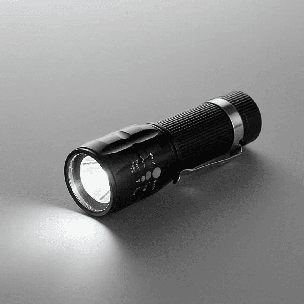 Lanterna Tática Portátil MINI a Pilha Zoom KA-L1589