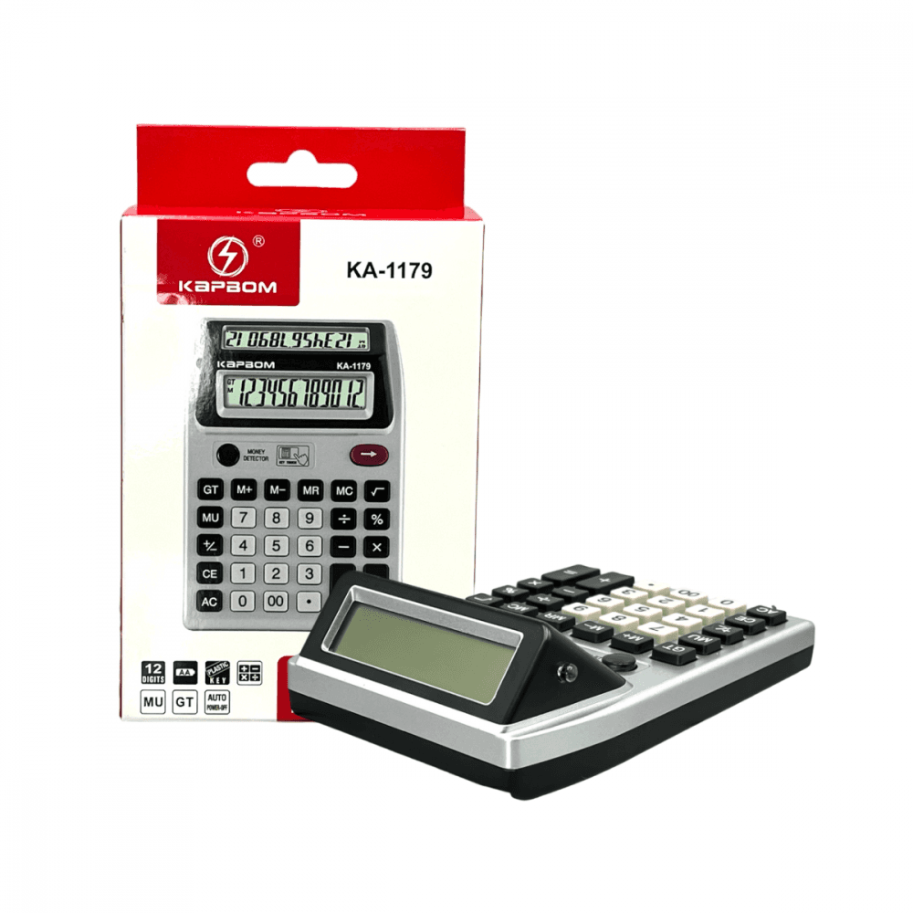 Calculadora eletrônica mesa 02 telas lcd digital ka-1179 — default
