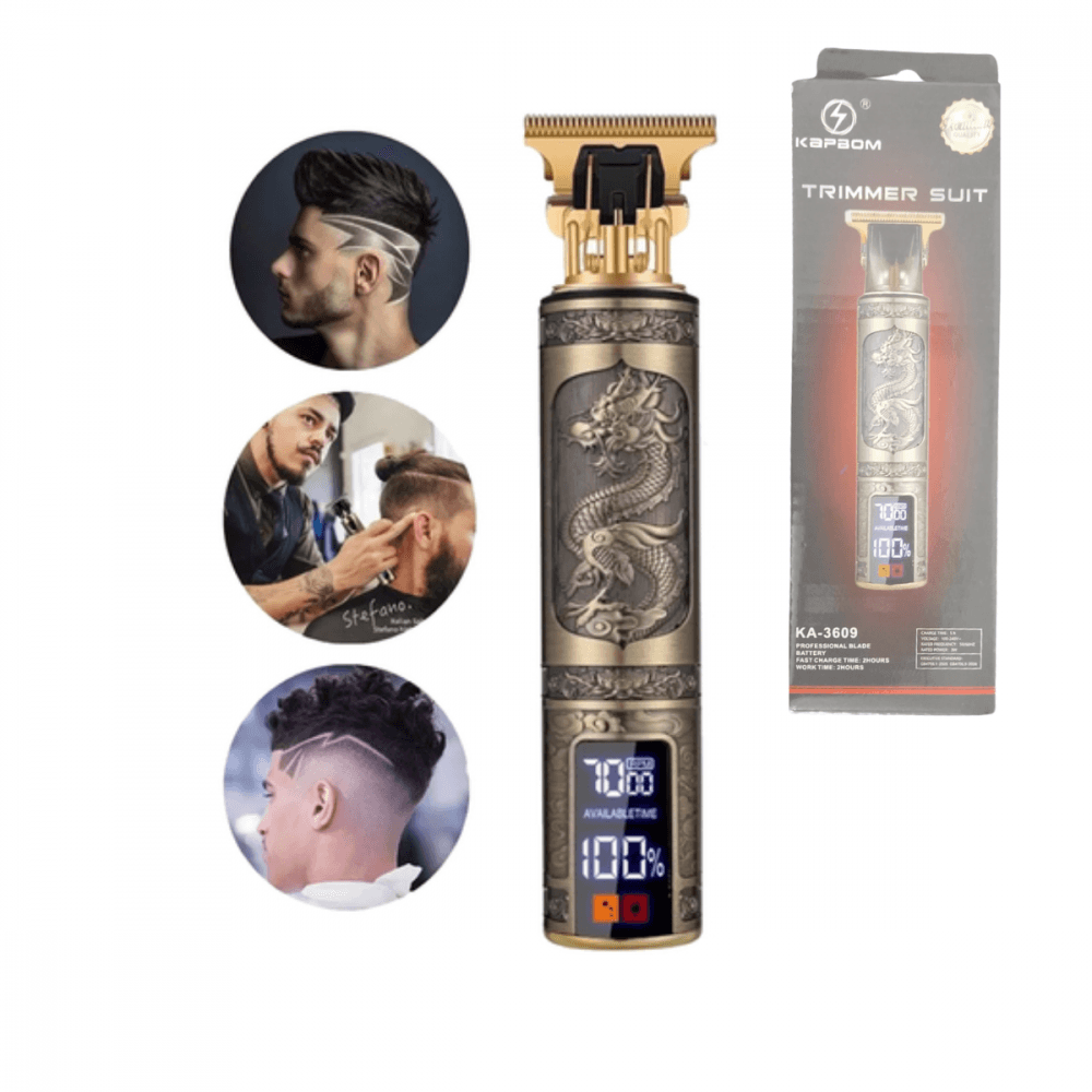 Máquina cortar cabelo barba profissional display ka-3609 — default
