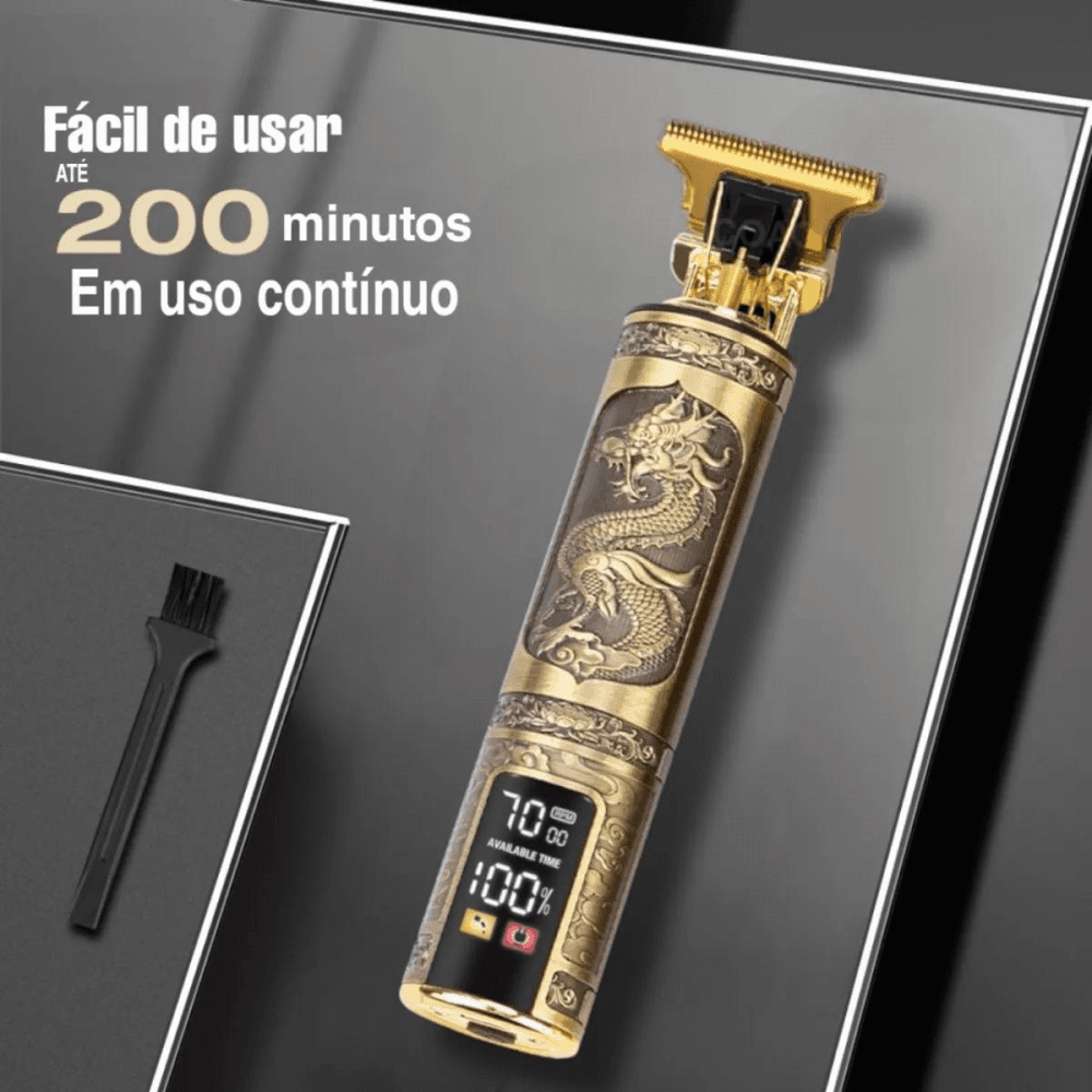 Máquina cortar cabelo barba profissional display ka-3609