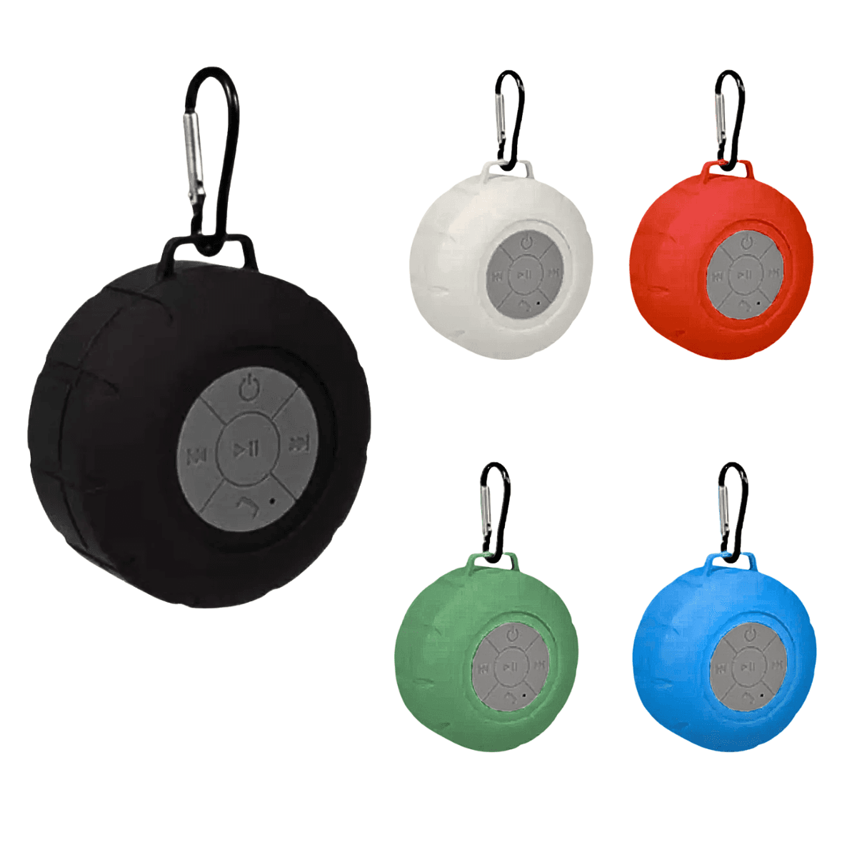 Mini caixa som bluetooth color prova d agua 10w alça ka-8558