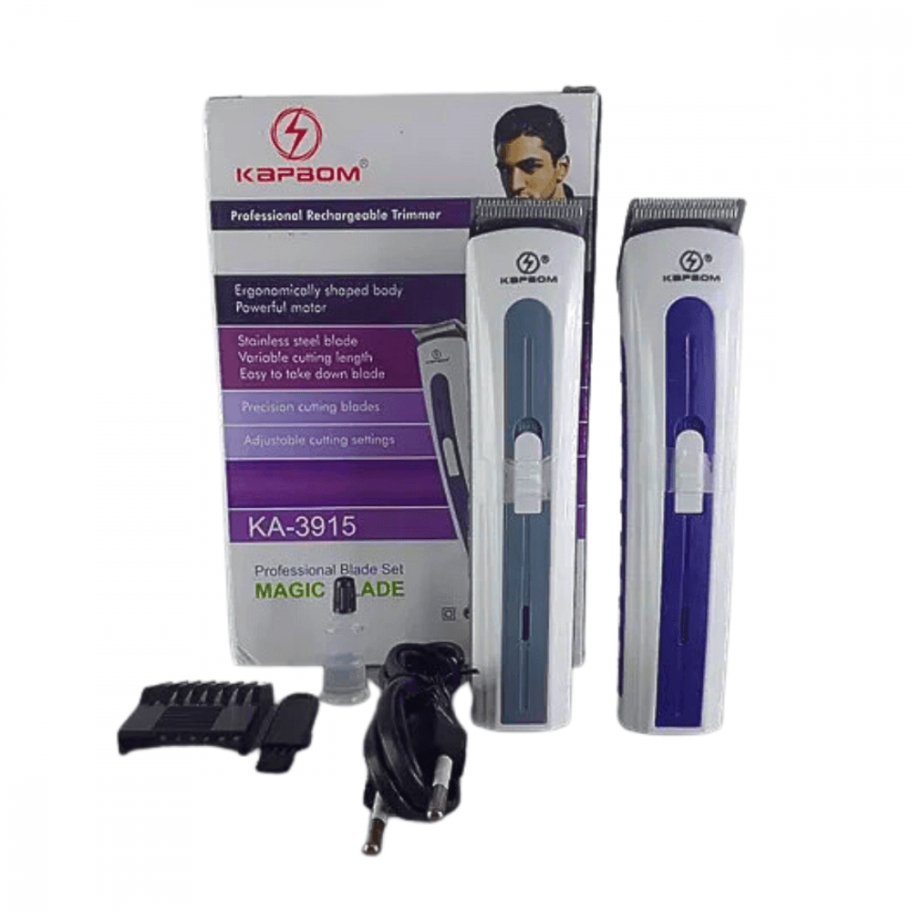 Máquina cortar aparador pelos barba cabelo bivolt ka-3915