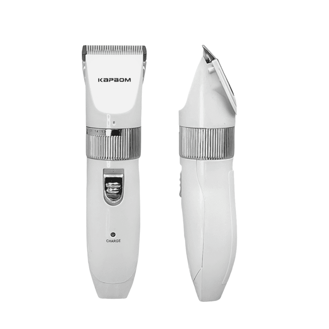 Máquina tosa aparador pelos pets cachorro gato ka-3631 — branco