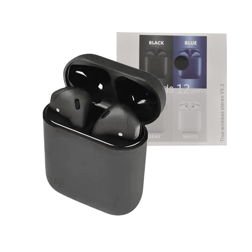 Fone ouvido intra auricular bluetooth case i12preto — default