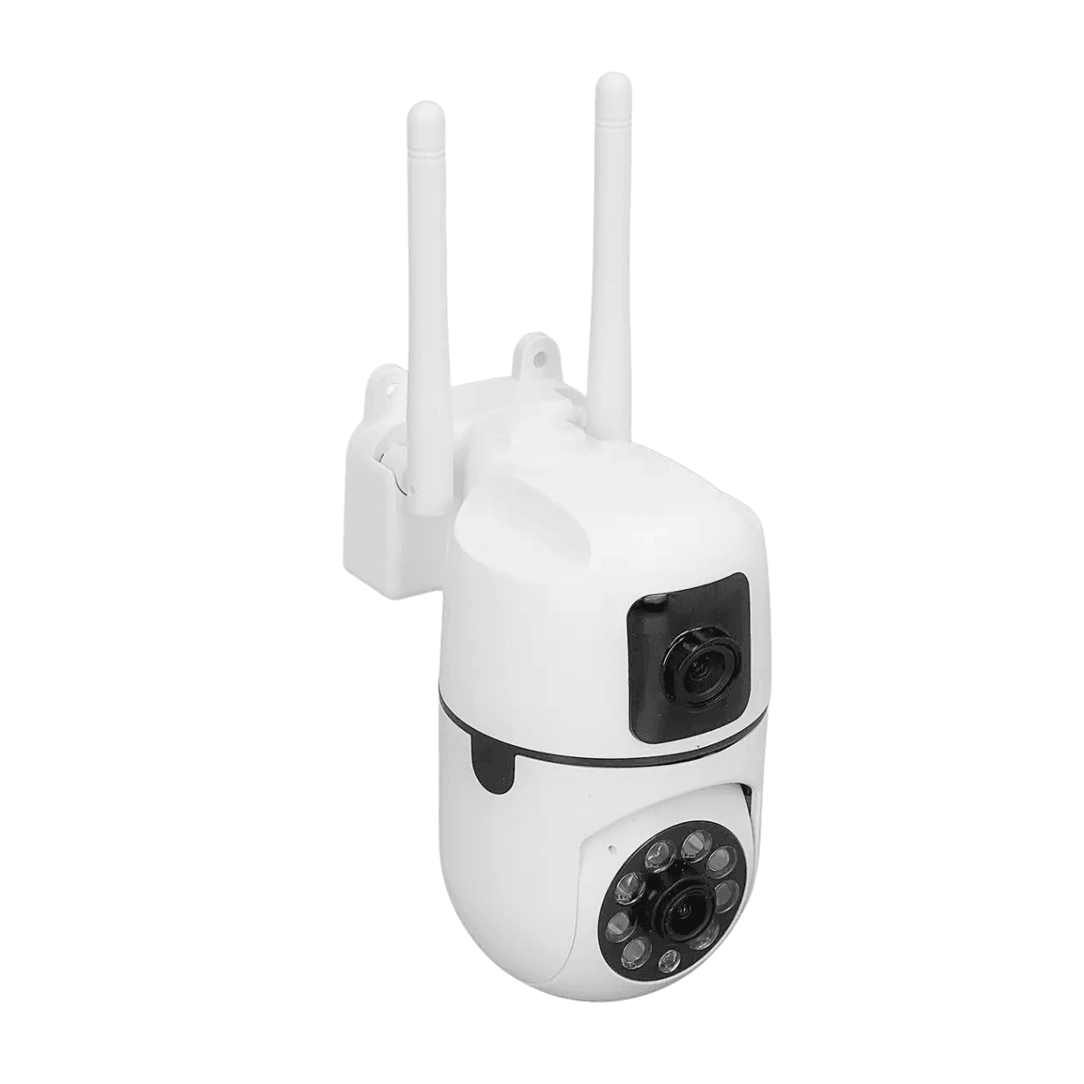 Câmera segurança inteligente duas lentes antenas al-s822