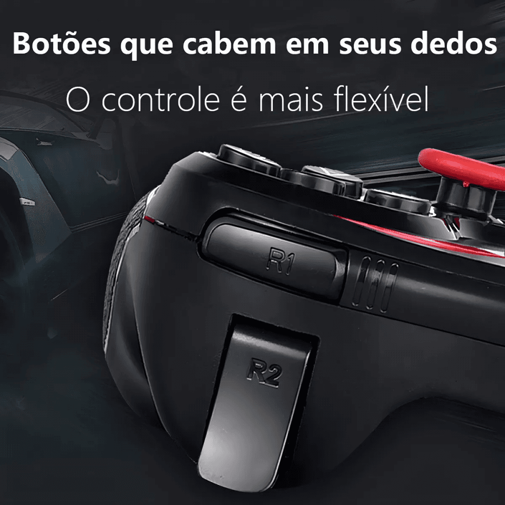 Controle Gamer Sem Fio Suporte Celular Joystick Manete SN-X3