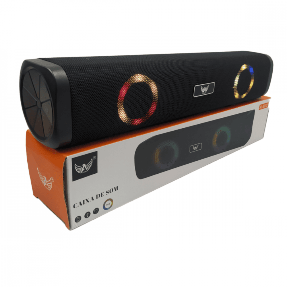Caixa Som Bluetooth Soundbar LED RGB AL-8912