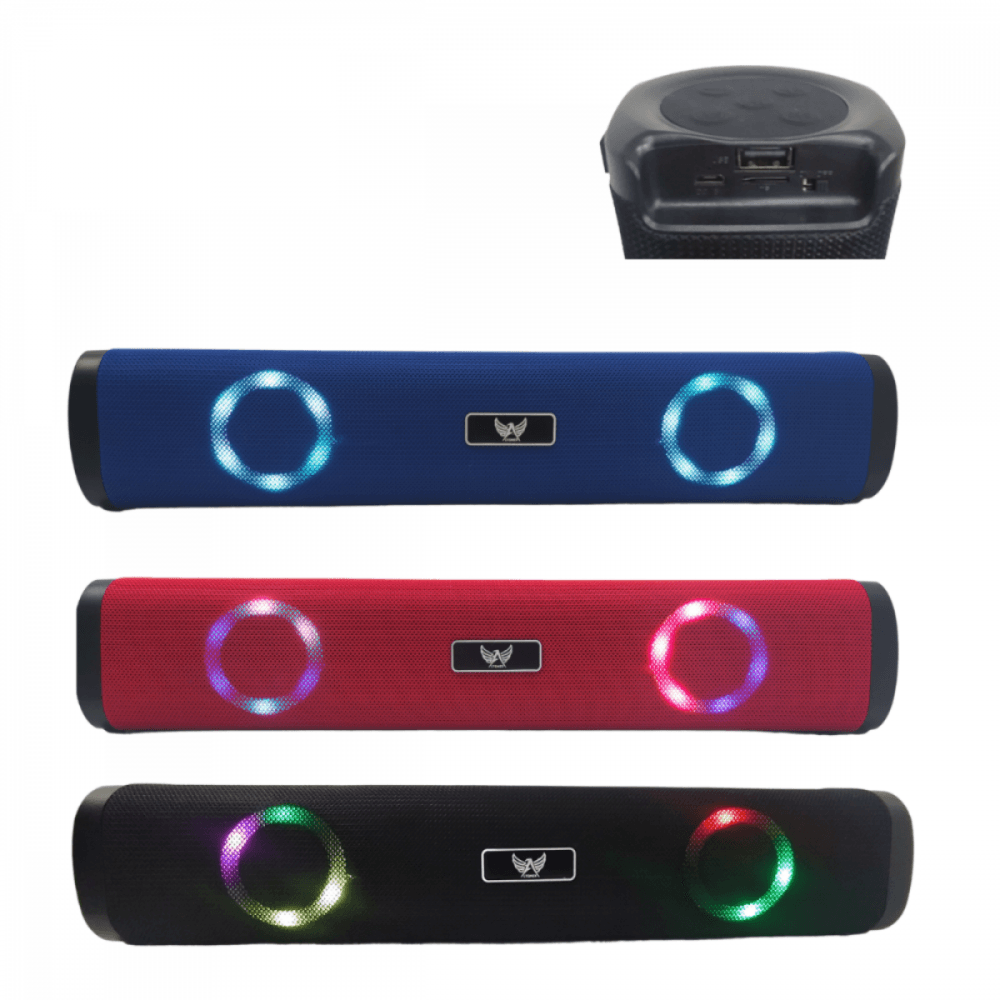 Caixa Som Bluetooth Soundbar LED RGB AL-8912