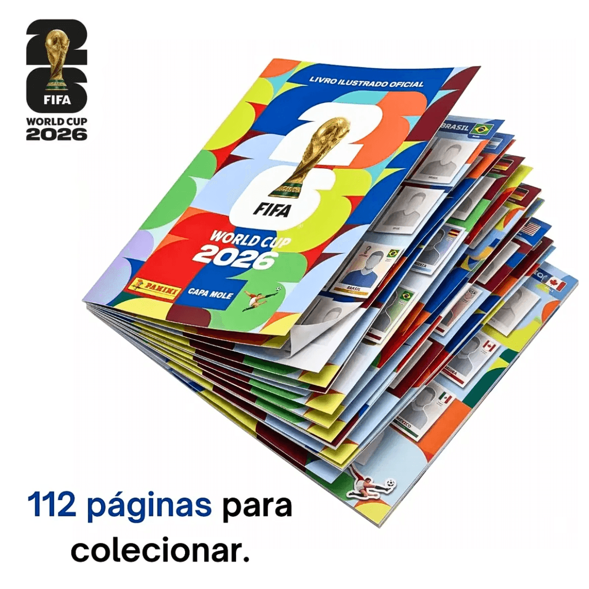 Álbum Figurinha Copa Mundo Fifa 2026 Brochura AlbumdaCopa