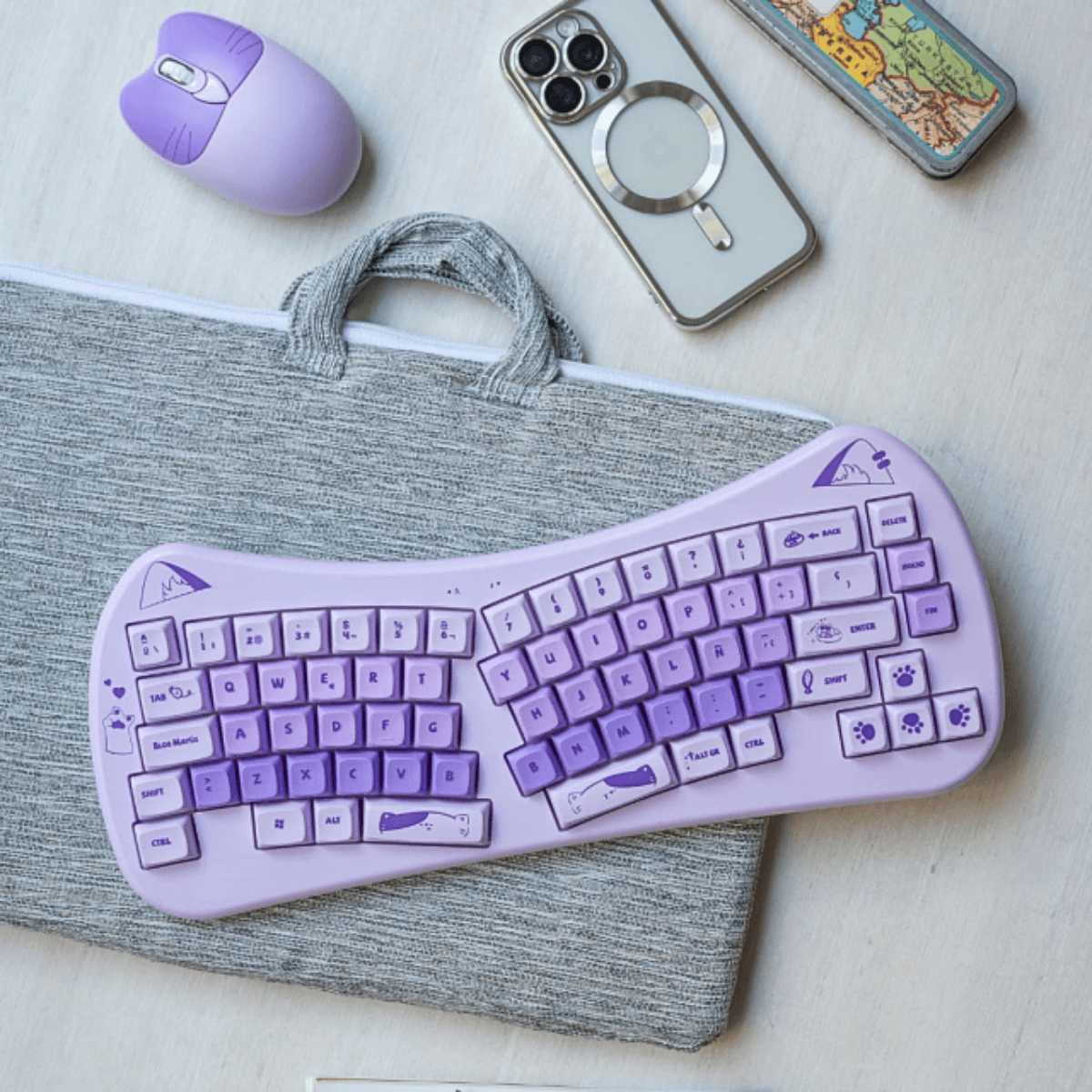 Kit Gamer Teclado Semi-Mecânico Mouse Wireless Sem AL-313M