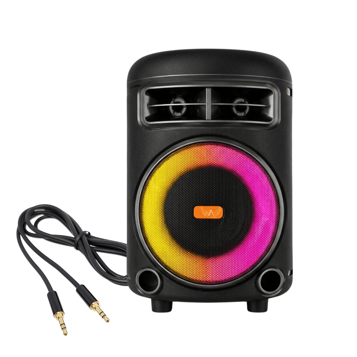 Caixa Som Bluetooth 120W LED Entrada P2 AL-3928