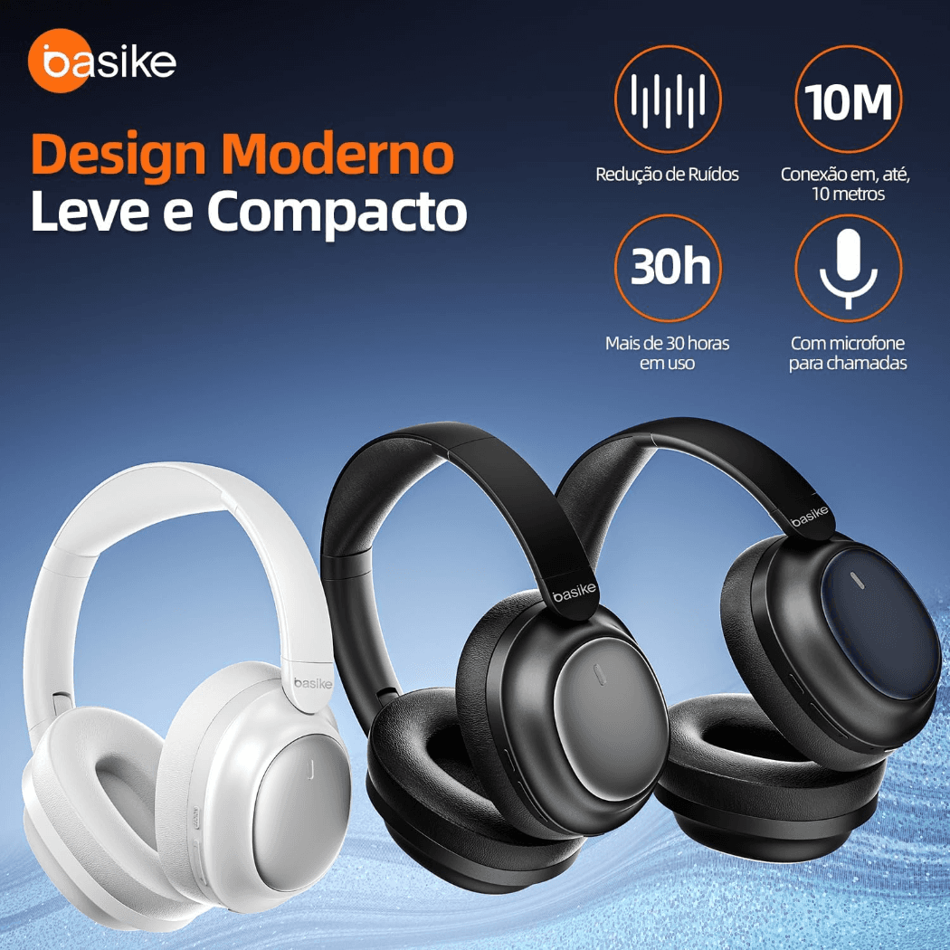 Fone Ouvido Bluetooth 5 4 Premium Cancelamento BA-FON144