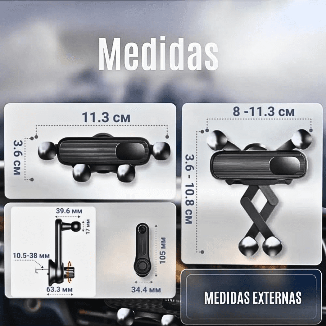 Suporte Veicular Universal Celular Encaixe na Saída KA-C099