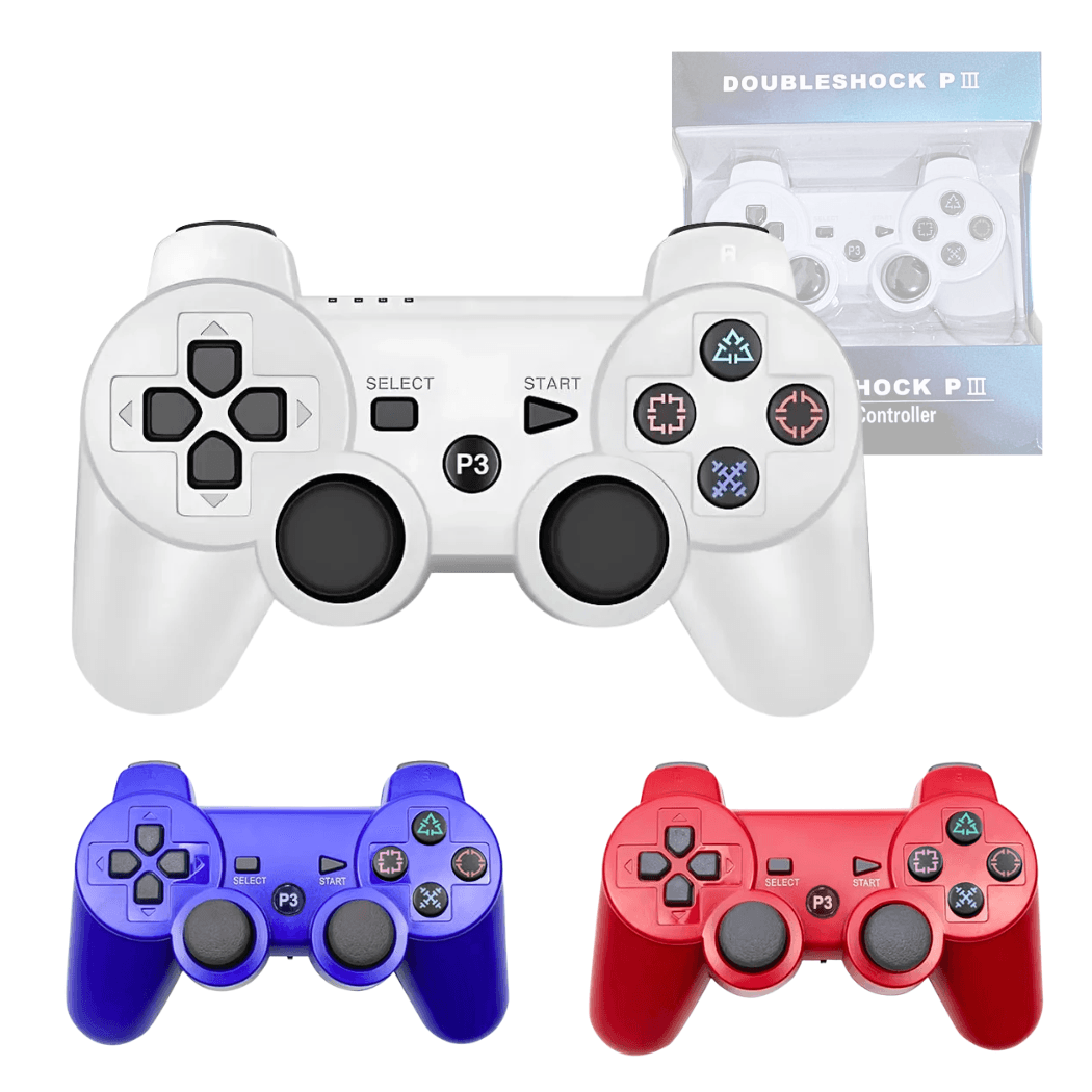 Controle Gamer Vibração Bluetooth Doubleshock-P3