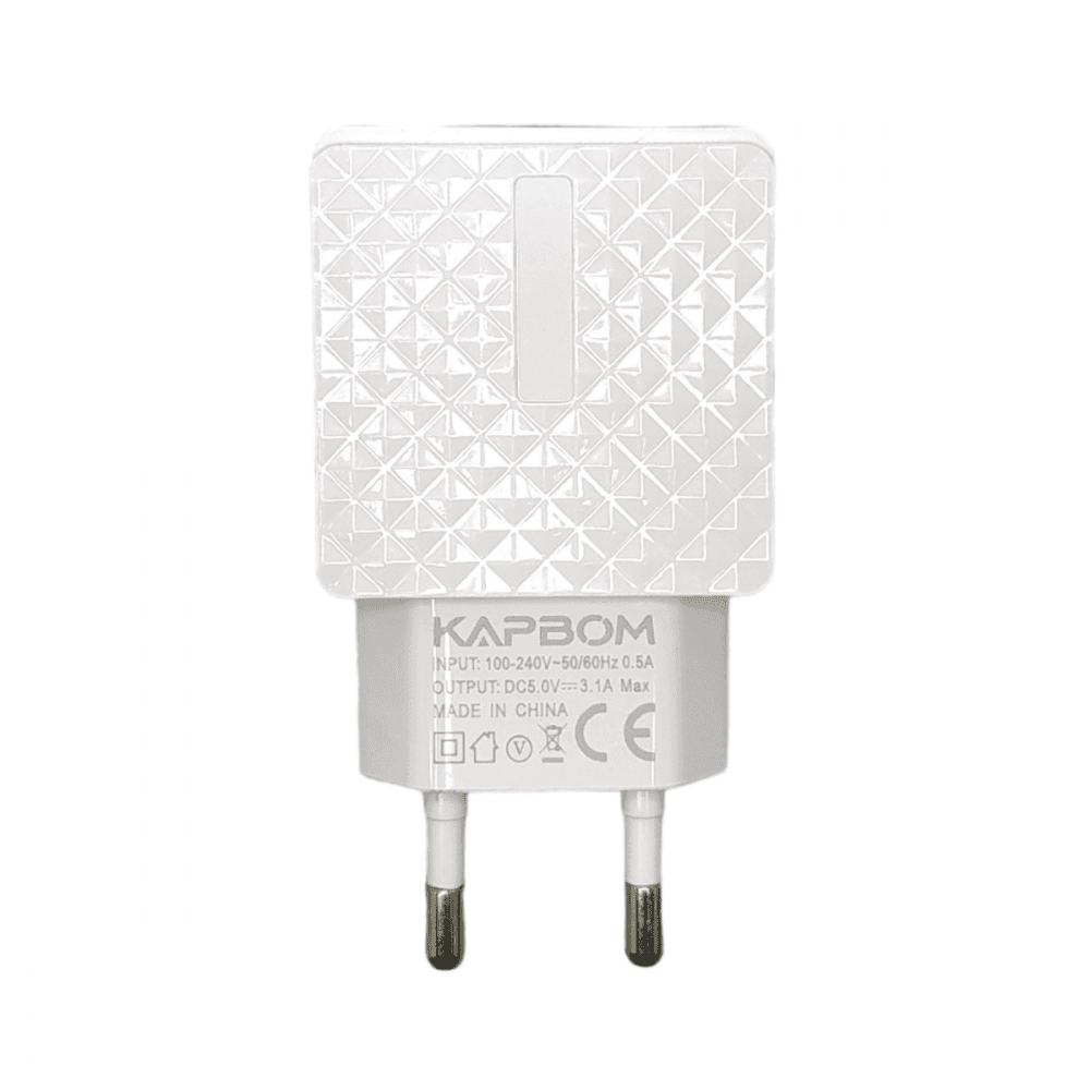 Fonte Carregador 5 1A Fast Charger QC 3 0 Duas Porta KA-371
