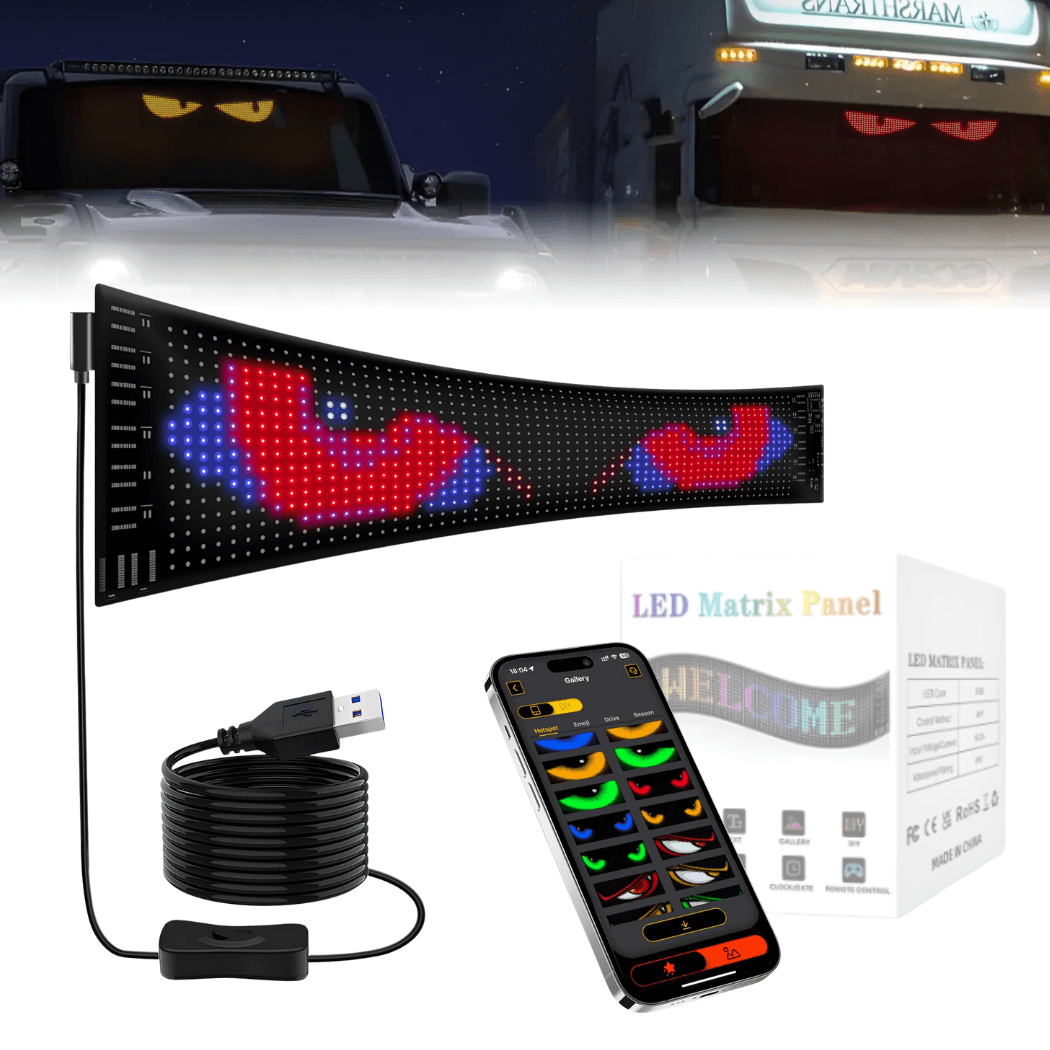 Painel Letreiro Matriz Led Flexível Imagens XH-304PainelLed — default