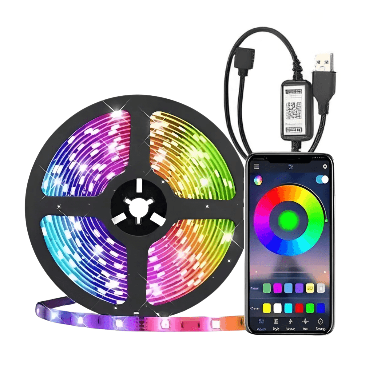 Fita Led Conexão USB 5 metros Luz Colorida RGB KAP-5050P — default