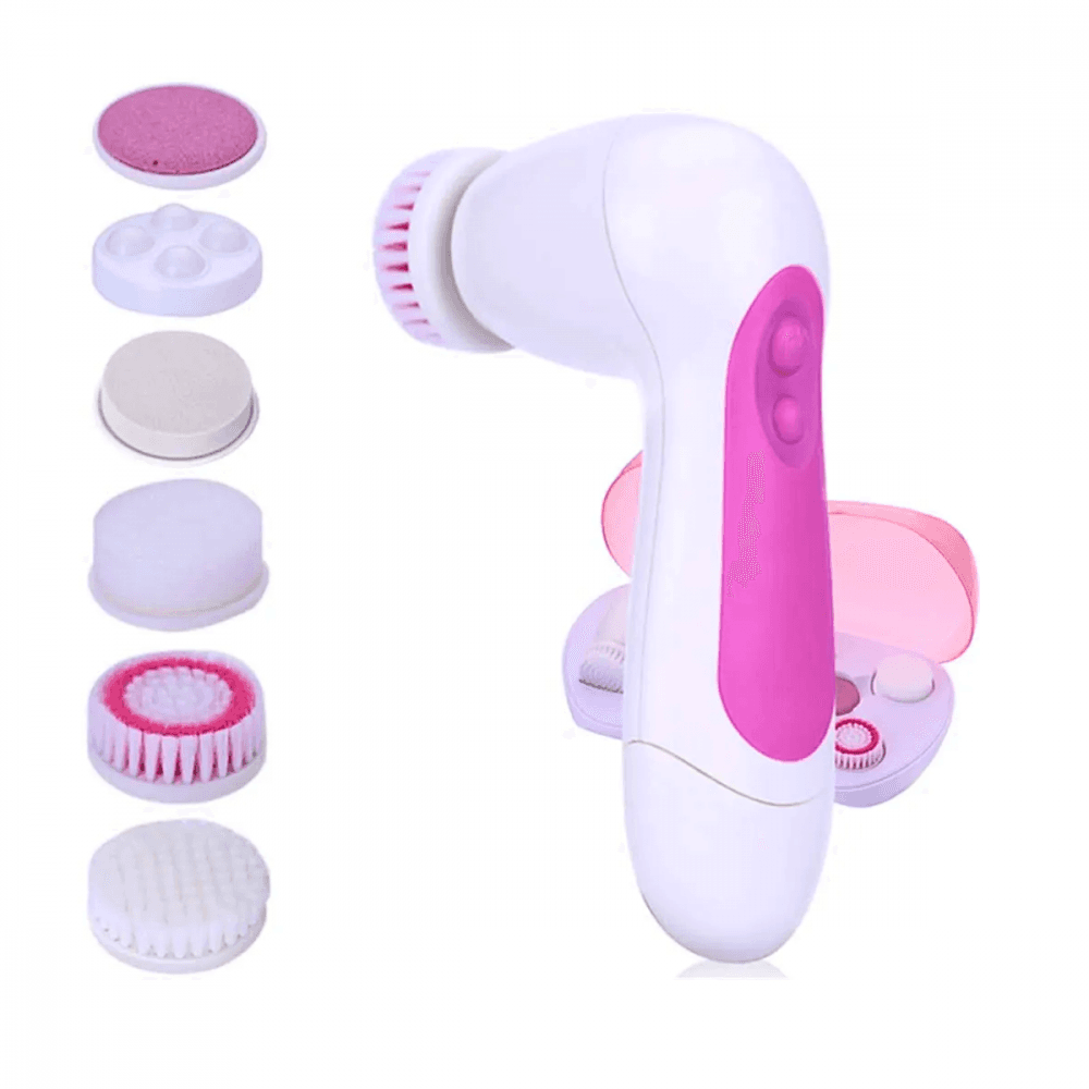 Escova Massageadora Limpeza Facial Eletrica Rotativa AK-2708