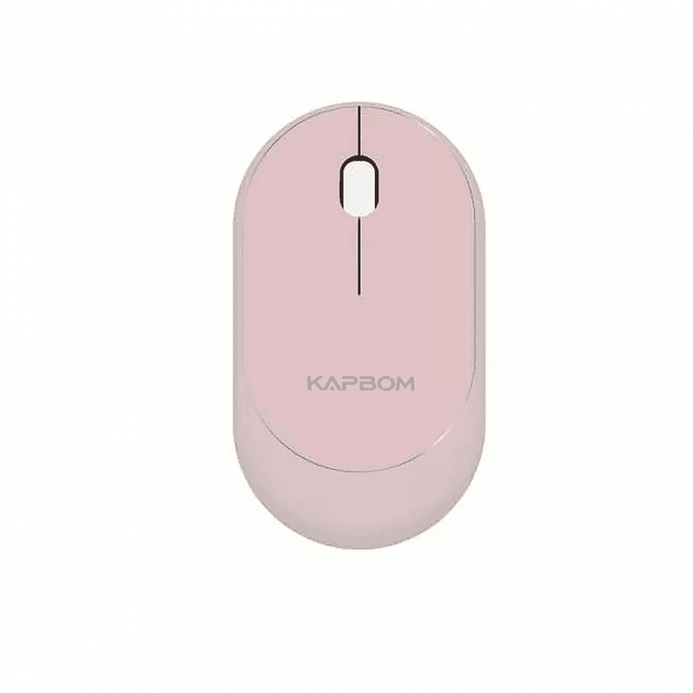 Mouse Optico Sem Fio 1600dpi PC Notebook KA-602 — Rosa