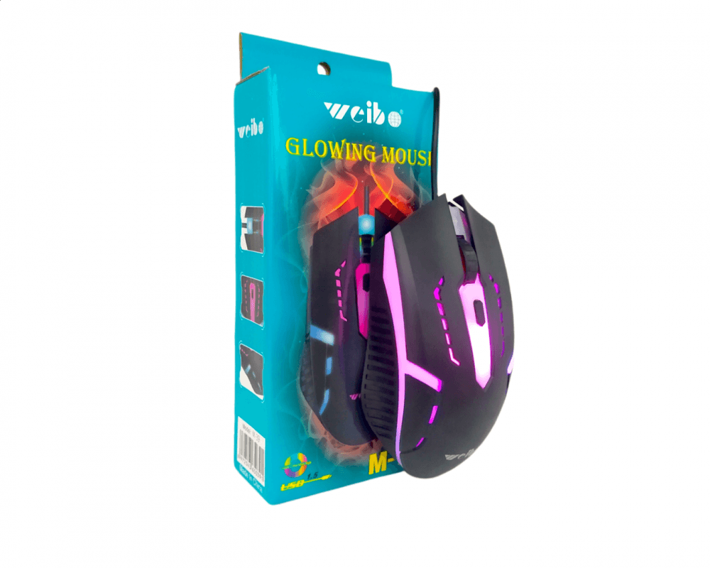 Mouse Óptico Gamer LED RGB Weibo M-39 — default