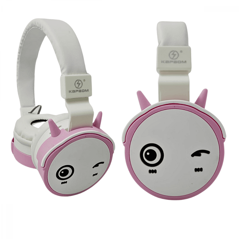 Fone Ouvido Headphone INFANTIL Bluetooth CUTE KA-9872 — Branco